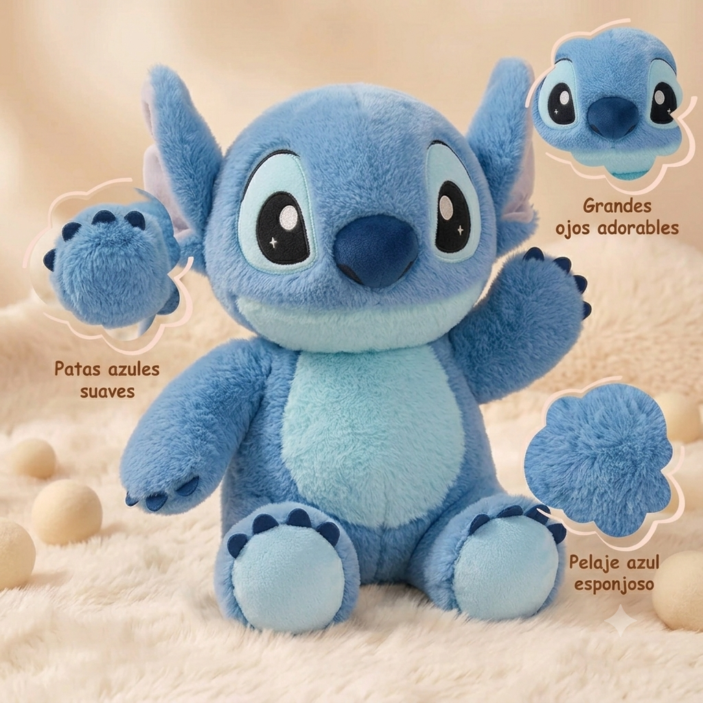 Peluche de stitch que corre
